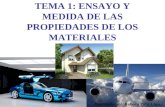 TEMA 1: ENSAYO Y MEDIDA DE LAS PROPIEDADES DE LOS MATERIALES Realizado por: Rebeca Ortiz López.