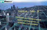 TIA/EIA - 568 - B Estándar de Cableado para Telecomunicaciones en Edificios Comerciales Estándar de Cableado para Telecomunicaciones en Edificios Comerciales.