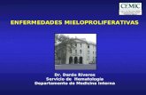 ENFERMEDADES MIELOPROLIFERATIVAS Dr. Dardo Riveros Servicio de Hematología Departamento de Medicina Interna.
