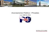 Asociaciones Público - Privadas Ley 1508 de 2012.