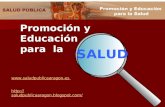 Promoción y Educación para la SALUD