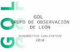 GOL GRUPO DE OBSERVACIÓN DE LEÓN DIAGNÓSTICO CUALITATIVO 2010.
