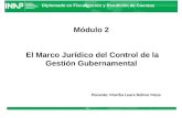 Módulo 2 El Marco Jurídico del Control de la Gestión Gubernamental Ponente: Martha Laura Bolívar Meza Diplomado en Fiscalización y Rendición de Cuentas.