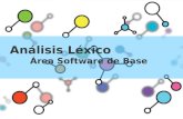 Análisis Léxico Área Software de Base. Análisis Léxico El papel del analizador léxico Es la primera fase del programa traductor Es el único que gestiona.