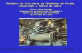 Dinámica de Interfases en Fenómenos de Fusión, Conversi ó n y Refino de Cobre Carlos Conca Rosende Departamento de Ingenier í a Matem á tica & Centro de.