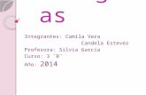 Energías Integrantes: Camila Vera Candela Estevez Profesora: Silvia García Curso: 3 ¨B¨ Año: 2014.