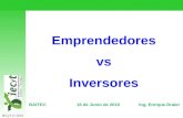 IECyT © 2010 Emprendedores vs Inversores BAITEC 16 de Junio de 2010 Ing. Enrique Draier.