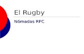 El Rugby Nómadas RFC. ¿Que es el Rugby?  El rugby es un deporte de contacto donde 15 jugadores participan en un juego con igual numero de contrarios.