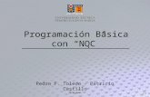 Programación Básica con “NQC” Pedro F. Toledo – Patricio Castillo 20/05/2006.