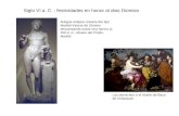 Siglo VI a. C. : festividades en honor al dios Dionisio Antigua estatua romana del tipo Madrid-Varese de Dioniso descansando sobre una herma (c. 150 d.