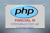 Introducción al Lenguaje. ¿Qué es PHP? O Es un lenguaje de programación que es interpretado por un servidor web. O El lenguaje es genérico. PHP está orientado.