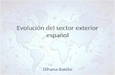 Evolución del sector exterior español Oihana Basilio.