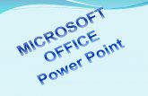 CONCEPTO DE POWER POINT Microsoft PowerPoint es una aplicación que sirve para, manipular texto, gráficos, videos y otros objetos, para la creación de.