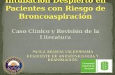 PAOLA ARANDA VALDERRAMA RESIDENTE DE ANESTESIOLOGÍA Y REANIMACIÓN.