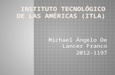Michael Ángelo De Lancer Franco 2012-1197.  DNS: es un protocolo de resolución de nombres para redes TCP/IP, como Internet o la red de una organización.