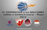 4 ta EXPEDICION a los BALCANES Salida a Serbia/Croacia – Mayo 2015 /turismodeportivo.sportmagic.