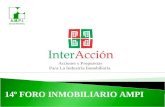 Acciones y Propuestas Para La Industria Inmobiliaria 14º FORO INMOBILIARIO AMPI.
