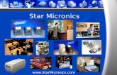 Star Micronics . Star Micronics Empresa japonesa líder en tecnología de precisión por más de 50 años. Mas de 1000 empleados a nivel.