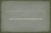 Autor: Landrian (landrian@gmail.com). info AliceBob xst foto Foto codificada aleXa Stenography Tool *Principio de funcionamiento.