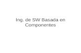 Ing. de SW Basada en Componentes. Índice Introducción Motivación Fundamentos de ISBC Modelo de Ensamblado de Componentes Modelo de Proceso de soporte.