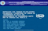 ©Todos los derechos reservados por Red de Energía del Perú S.A. 1 INSPECCION CON TENSION DE AISLADORES POLIMERICOS Y FERRETERIA EN LINEAS DE TRANSMISION.