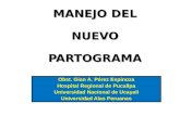 MANEJO DEL NUEVO PARTOGRAMA OMS Obst. Gian A. Pérez Espinoza Hospital Regional de Pucallpa Universidad Nacional de Ucayali Universidad Alas Peruanas.