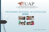 PROGRAMA INTEGRAL DE NUTRICION (PIM) Perú 2006