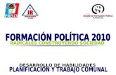 ROL DE LAS MUNICIPALIDADES INSTRUMENTOS DE PLANIFICACIÓN COMUNAL PARTES DE UNA CAMPAÑA.