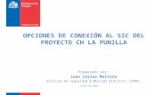 OPCIONES DE CONEXIÓN AL SIC DEL PROYECTO CH LA PUNILLA Preparado por: Juan Carlos Martina División de Seguridad & Mercado Eléctrico (DSME) Junio de 2015.