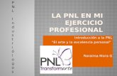 Introducción a la PNL “El arte y la excelencia personal” Roraima Mora G PNLIndustriólogosPNLIndustriólogos.