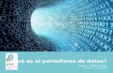 ¿Qué es el periodismo de datos? PILAR J. LÓPEZ LÓPEZ Almería, 5 junio 2015.