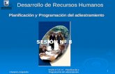Chantal A. Izquierdo Sesión # 7, 8 y 9 Planificación y Programación del adiestramiento 1 Desarrollo de Recursos Humanos Planificación y Programación del.