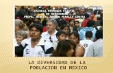 LA DIVERSIDAD DE LA POBLACION EN MEXICO ESCUELA PRIMARIA ESTATAL 15 DE SEPTIEMBRE PROFR. MARCIAL ABRAHM PERALTA CORTES.