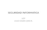 SEGURIDAD INFORMATICA UCP JULIO CESAR CANO R.. ©  El Ciclo de la auditoría de seguridad ofensiva 1.Recoleccion de Información 2.Scanning.