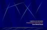 Logística de Mercados Presentación Realizada Por: Juan Manuel Mora.