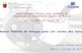 Región de Murcia Consejería de Universidades, Empresa e Investigación Dirección General de Industria, Energía y Minas Nuevas fuentes de energía para los.