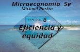CAPÍTULO 6 Eficiencia y equidad Michael Parkin Microeconomía 5e.