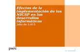 DC0 - Información pública Efectos de la implementación de las NICSP en los desarrollos informáticos Julio de 2.015 1.