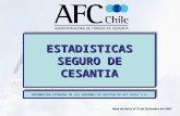ESTADISTICAS SEGURO DE CESANTIA Base de datos al 31 de Diciembre del 2007 INFORMACIÓN EXTRAIDA DE LOS INFORMES DE GESTION DE AFC CHILE S.A.