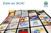Esto es SCA!. Gama de Dispensadores: Expecificaciones Productos rentables y soluciones sostenibles!