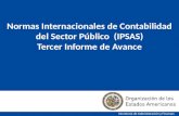 Normas Internacionales de Contabilidad del Sector Público (IPSAS) Tercer Informe de Avance Secretaría de Administración y Finanzas.