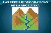 LAS REDES HIDROGRAFICAS DE LA ARGENTINA. Las aguas continentales están integradas por:  Ríos  Arroyos  Lagos  Lagunas  Campos de hielo y los glaciares.
