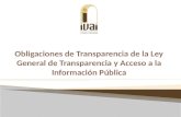 Toda la información en posesión de los sujetos obligados será pública, completa, oportuna y accesible.  Artículos 11y12 LGTAIP.
