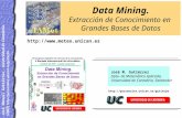 José Manuel Gutiérrez, Universidad de Cantabria. (2007)  Data Mining. Extracción de Conocimiento en Grandes Bases de.