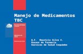 Manejo de Medicamentos TBC Q.F. Mauricio Silva V. Asesor de Farmacia Servicio de Salud Coquimbo.