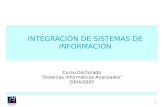 1 INTEGRACIÓN DE SISTEMAS DE INFORMACIÓN Curso Doctorado “Sistemas Informáticos Avanzados” 2004/2005.
