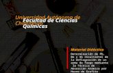 Universidad Autónoma de Chihuahua Facultad de Ciencias Químicas Material Didáctico Determinación de Pb, Ba y Sb resultantes de la deflagración de un arma.
