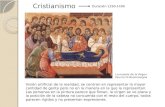 Cristianismo La muerte de la Virgen. Duccio Di Buoninsegna Visión artificial de la realidad, se centran en representar la mayor cantidad de gente pero.