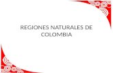 REGIONES NATURALES DE COLOMBIA. Región natural Se designa Región Natural a cada zona geográfica de un país o continente que cuenta con las mismas características.