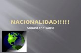 Around the world.  Muchacho- español  Muchacha- español  Muchachos- españoles  Muchachas- españoles España.